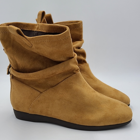 ComfortView Demy Ankle Bootie Womens 8W (brown) - Picture 1 of 5